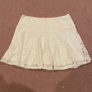 Hollister lace skirt